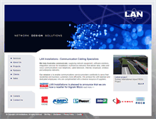 Tablet Screenshot of laninstallations.com.au